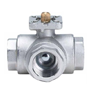 3/2 Way Brass Ball Valve with Thread Connection