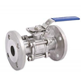 2/2 Way 3-Pieces Stainless Steel Ball Valve