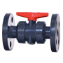 U-PVC, PP Flanged Ball Valves