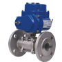 DURAVIS Electric 2/2 Flanged St. Steel Ball Valve